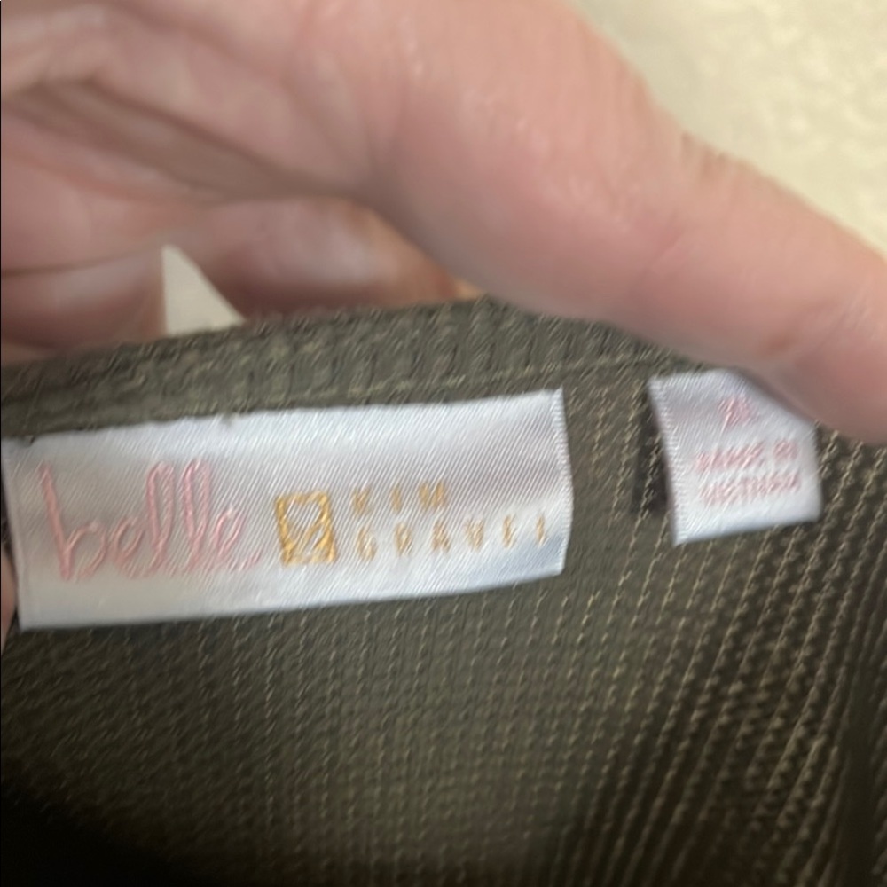 Olive Green Women's Top - Picture 5 of 5